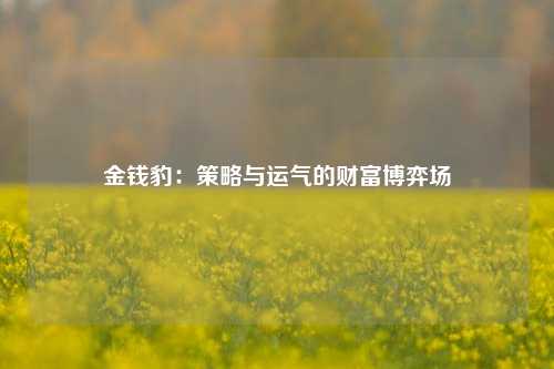 金钱豹:策略与运气的财富博弈场